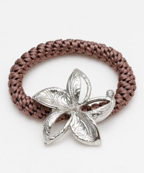 【カヒコ】プルメリアラキヘアゴム