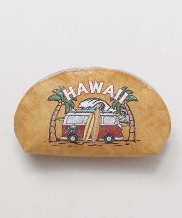 【カヒコ】ハワイアンマカナポーチ