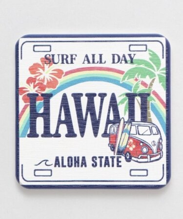 【カヒコ】【珪藻土】アロハコースター