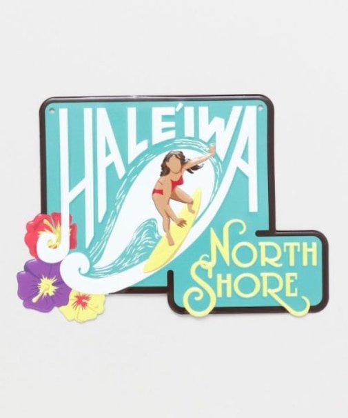 【カヒコ】メタルハレイワサインボード