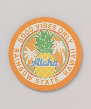 【カヒコ】【珪藻土】カラフルアロハコースター