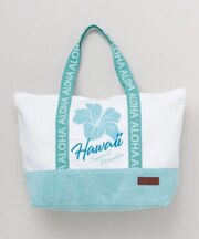 【カヒコ】レアカラフルハイビトートバッグ