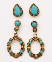 【カヒコ】ターコカウラＳＥＴピアス