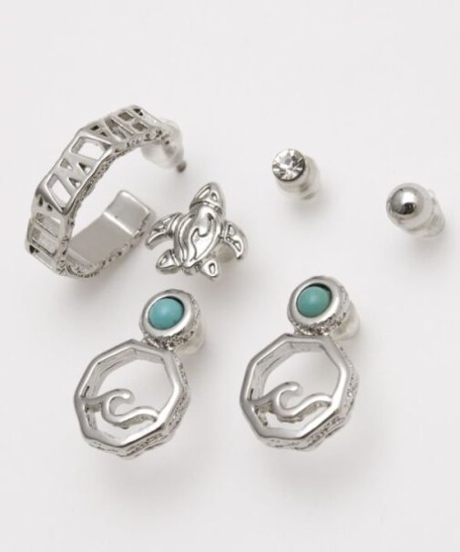 【カヒコ】ウェーブターコＳＥＴピアス