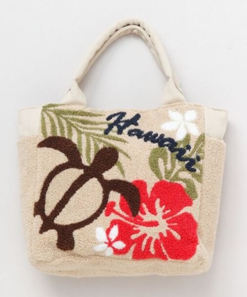 【カヒコ】ハワイアン相良刺繍バッグ