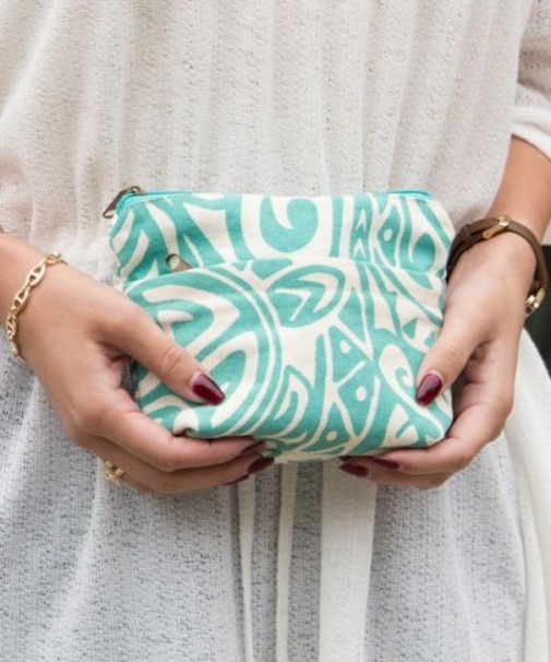 【カヒコ】ポリネシアントライバルミニポーチ