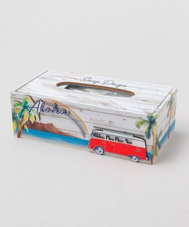 【カヒコ】ハレレアティッシュペーパーケース