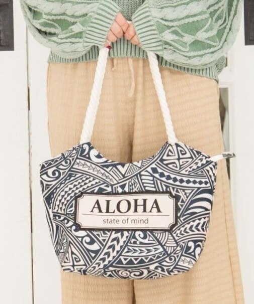 【カヒコ】ハワイロープハンドルトートバッグ