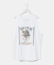 【カヒコ】【接触冷感】ムーアメンズタンクトップ【SURF&Palms】