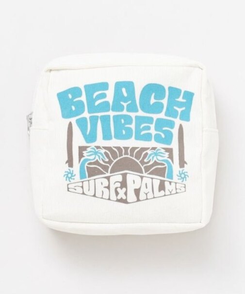 【カヒコ】ルルコーデュロイポーチ【SURF&Palms】