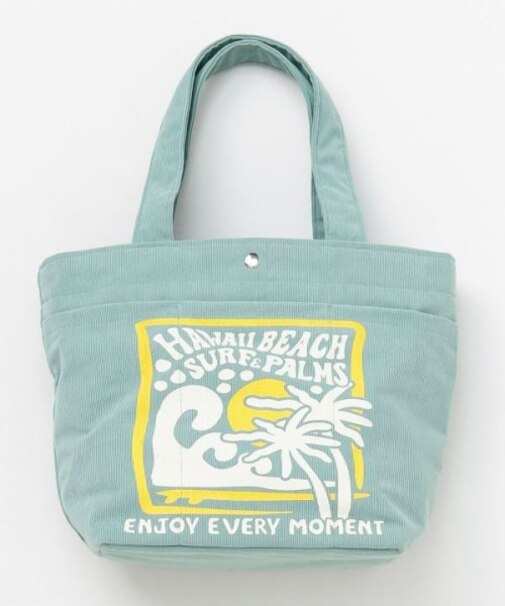 【カヒコ】ルルコーデュロイミニトート【SURF&Palms】