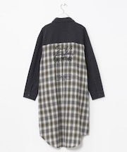 【カヒコ】コラピントシャツワンピース【SURF&Palms】