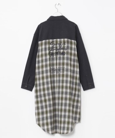 【カヒコ】コラピントシャツワンピース【SURF&Palms】