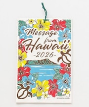 【カヒコ】【2026カレンダー】Message from Hawaii