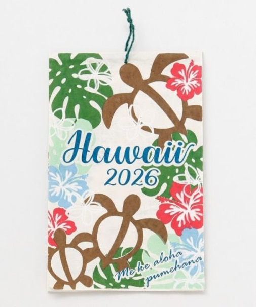 【カヒコ】【2026カレンダー】HAWAII