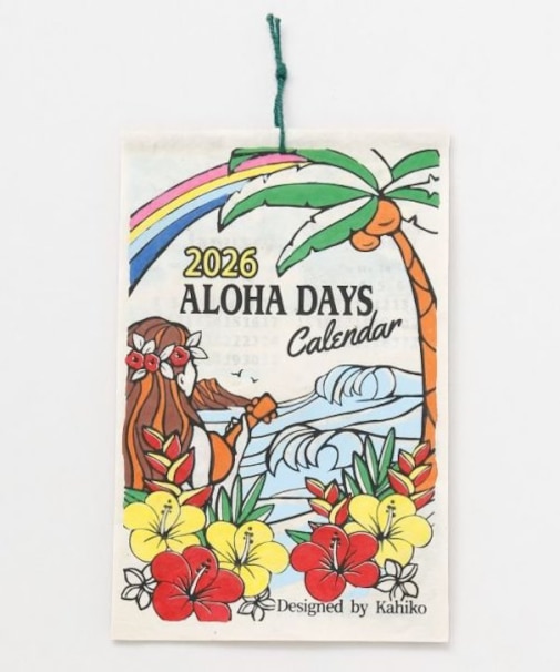 【カヒコ】【2026カレンダー】 ALOHA DAYS