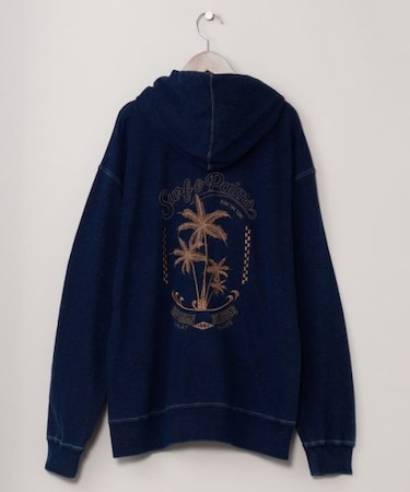 【カヒコ】ホブグッドメンズジップアップパーカー【SURF&Palms】