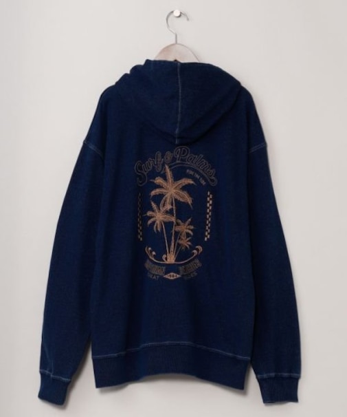 【カヒコ】ホブグッドメンズジップアップパーカー【SURF&Palms】