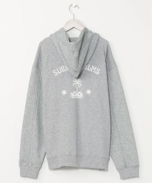 【カヒコ】ダミアンメンズジップアップパーカー【SURF&Palms】