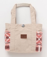 【カヒコ】ミリナコーデュロイ＆ボアトートバッグ