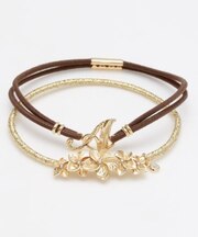 【カヒコ】【静電気除去】ノンパチイニシャルセットブレスレット