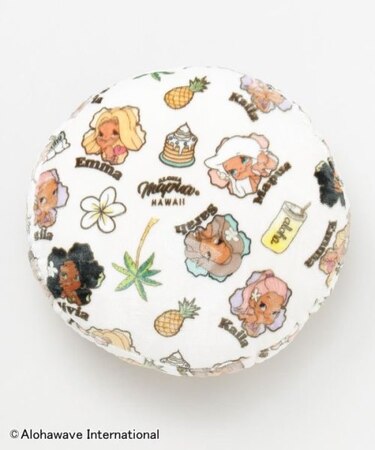 【カヒコ】ハワイラウンドクッション【ALOHA MAPUA】