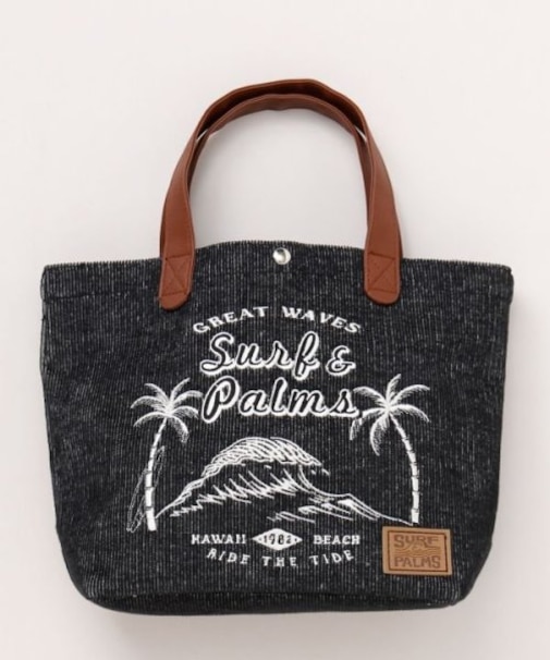 【カヒコ】カノアコーデュミニトートバッグ【SURF&Palms】