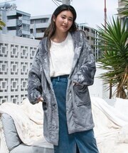 【カヒコ】ニウココフード付きルームカーディガン