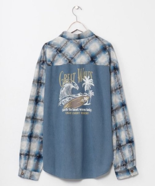 【カヒコ】【SURF&Palms】コールメンズシャツ