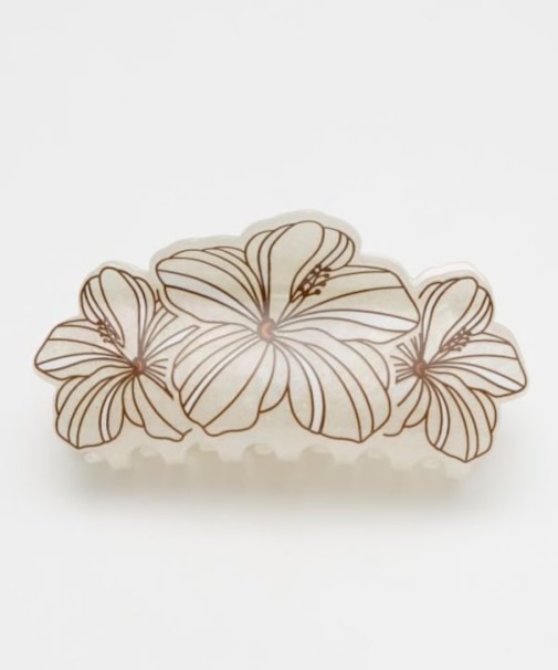 【カヒコ】アーティハイビスカスヘアクリップ