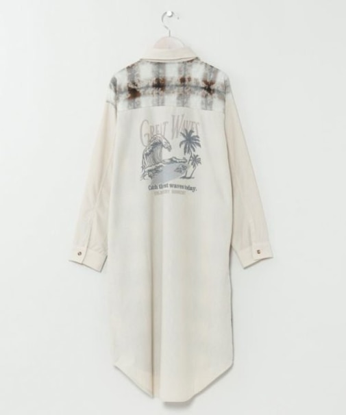 【カヒコ】【SURF&Palms】コールシャツワンピース