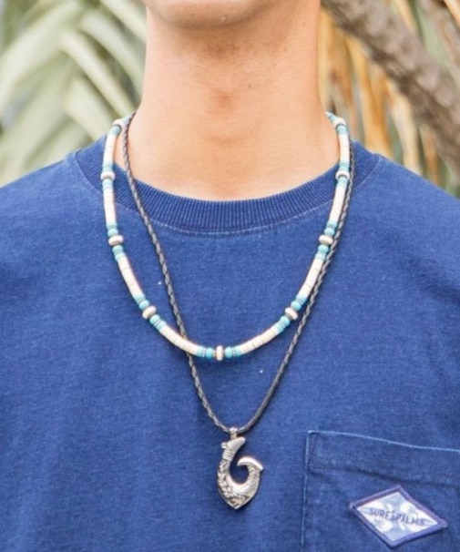 【カヒコ】フィッシュフックレオメンズネックレス