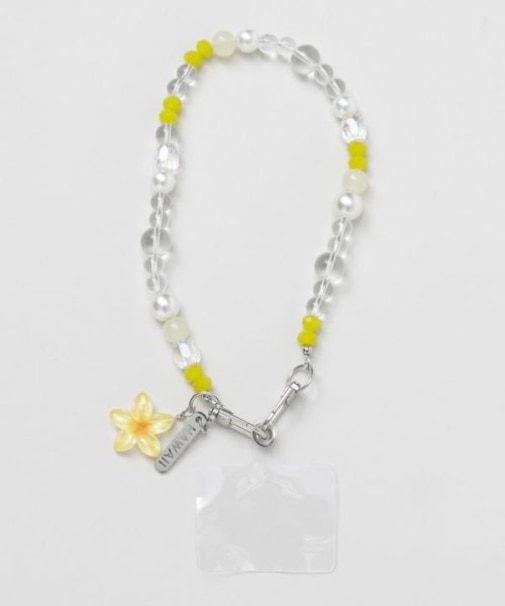 【カヒコ】プルメリアスマホストラップ