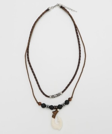 【カヒコ】フィッシュフックナルメンズネックレス