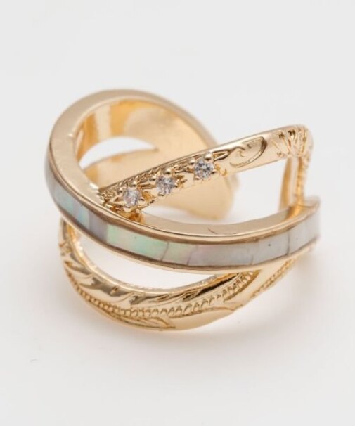 【カヒコ】ハワジュイヤーカフ＆リング2WAY