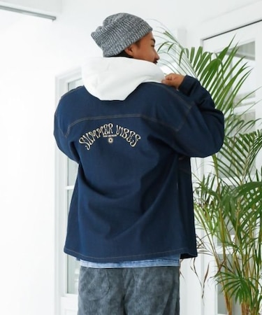 【カヒコ】テイクWAYメンズジャケット【SURF&Palms】