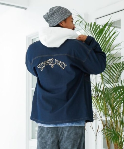 【カヒコ】テイクWAYメンズジャケット【SURF&Palms】