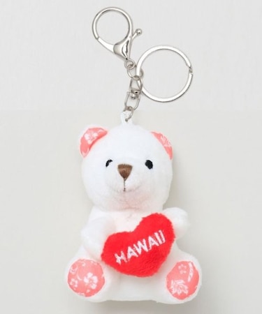 【カヒコ】ラブハワイベアキーホルダー
