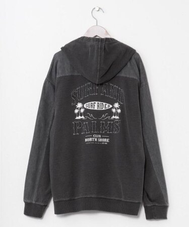 【カヒコ】ショアメンズジップアップパーカー【SURF&Palms】