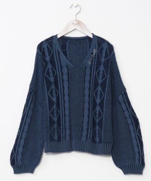 【カヒコ】オプアコットンニットトップス