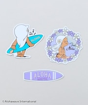 【カヒコ】ハウオリ３セットステッカー【ALOHA MAPUA】