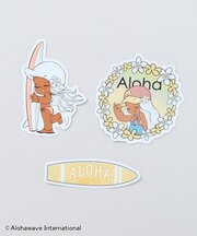 【カヒコ】ハウオリ３セットステッカー【ALOHA MAPUA】