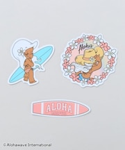 【カヒコ】ハウオリ３セットステッカー【ALOHA MAPUA】