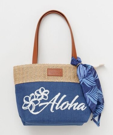 【カヒコ】プルメリアスパンコールミニトートバッグ