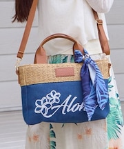 【カヒコ】プルメリアスパンコールショルダーバッグ