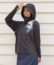 【カヒコ】【ＵＶカット加工】アラアホジップアップパーカー