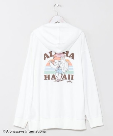 【カヒコ】ウイジップアップパーカー【ALOHA MAPUA】