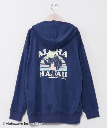【カヒコ】ウイジップアップパーカー【ALOHA MAPUA】