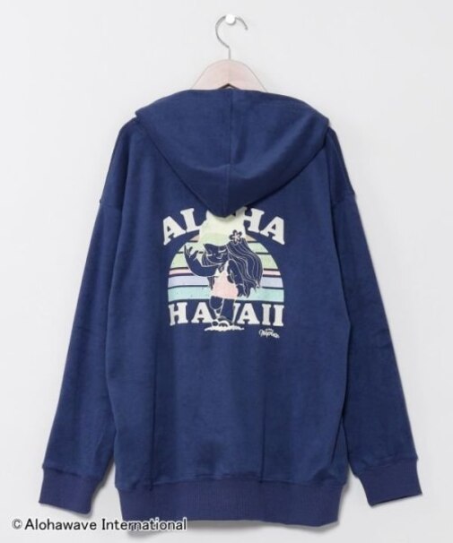 【カヒコ】ウイジップアップパーカー【ALOHA MAPUA】