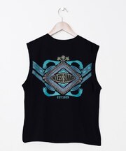 【カヒコ】【UVカット加工】カイケアノースリーブトップス